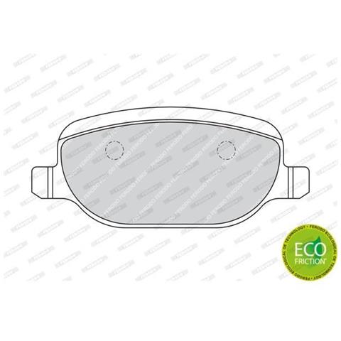 Kit Pastiglie Freno Fdb1796 - Foto 2