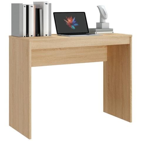 Scrivania Rovere Sonoma 90x40x72 cm in Legno Multistrato - Foto 2
