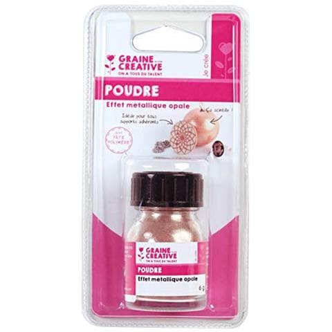 Polvere A Effetto Metallico Per Pasta Fimo - Salmone - Foto 1