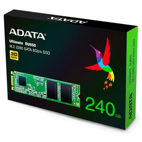 Ultimate Su650 M. 2 240 Gb Serial Ata Iii 3d Tlc (240gb Ultimate Su650 M. 2 Ssd M. 2 2280 Sata3 3d Nand R / w 550/500 Mb / s 80k / 60k Iops) - Foto 2