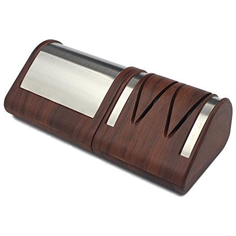 Affilacoltelli Elettrico Per Coltelli In Metallo O Ceramica -dischi Abrasivi Diamantati - Motivo Legno - Foto 1