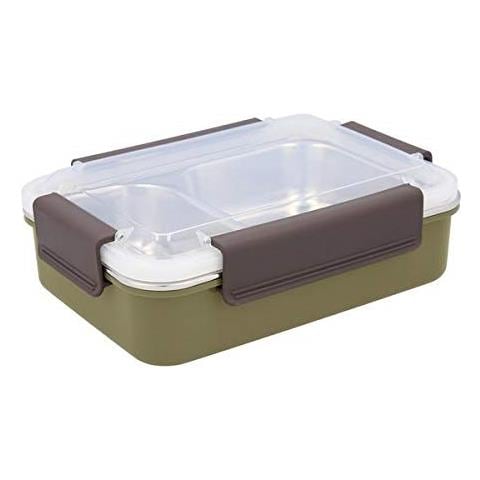 7299032 Vassoio 2 Comp 22,5 X 16 X 7 Cm Go Xtrem Qd, Acciaio Inox - Foto 1