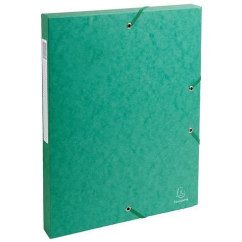Scatola Per Archiviazione Elastica - Retro 25mm - 24 X 32 - Carta Lucida Fsc 7/10 - Verde - Foto 1