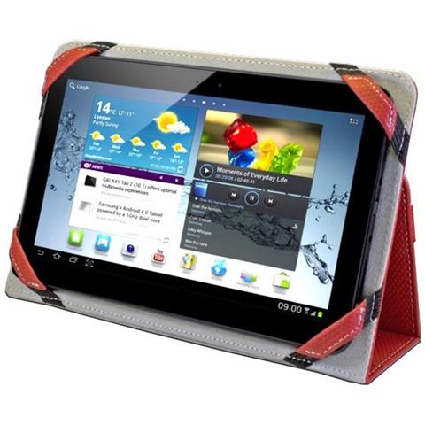 Stand 2P 10.1", Foglio, Rosso, Universale, Antigraffio - Foto 1