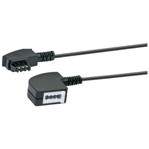 6.0m TAE-F - TAE-F 6m Nero cavo telefonico - Foto 2