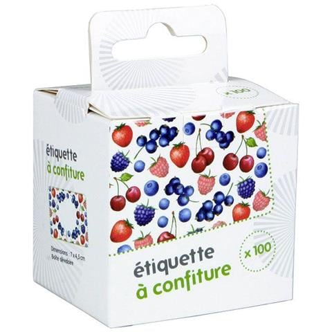 Etichette Per Inceppamenti X 100 - Frutta Rossa - Foto 1