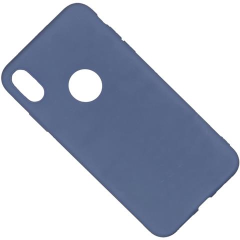 Maxy Custodia Tpu Silicone Cover Soft-case Per Apple Iphone Xs Max Blu - Foto 1