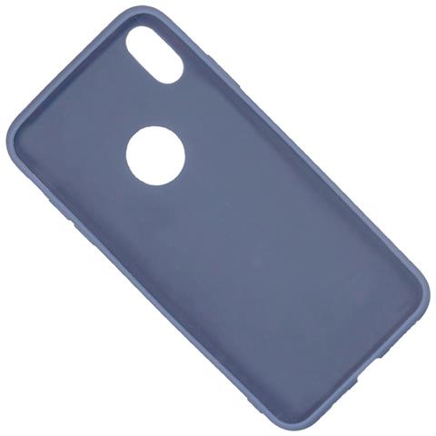 Maxy Custodia Tpu Silicone Cover Soft-case Per Apple Iphone Xs Max Blu - Foto 2