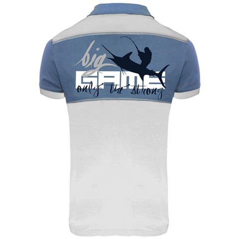 Polo Big Game 2.0 M Bianco / blu - Foto 2