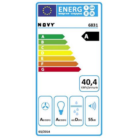 Cappa a Scomparsa Pureline 6831 Filtrante Colore Bianco - Foto 2