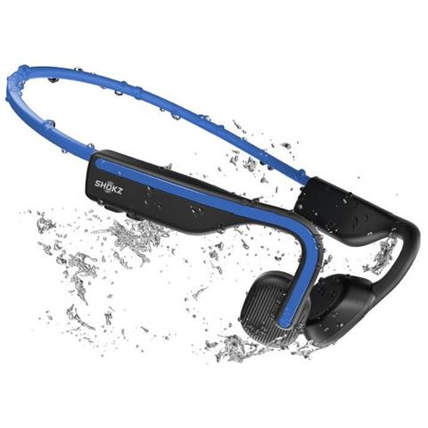 OpenMove Auricolari Sport Stereo Bluetooth Passanuca con Microfono Colore Blu - Foto 2
