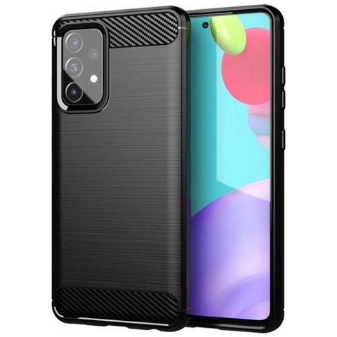 Custodia B-case Tpu Silicone Cover Case Per Samsung Galaxy A53 5g A536 Carbon Metal Black - Foto 1