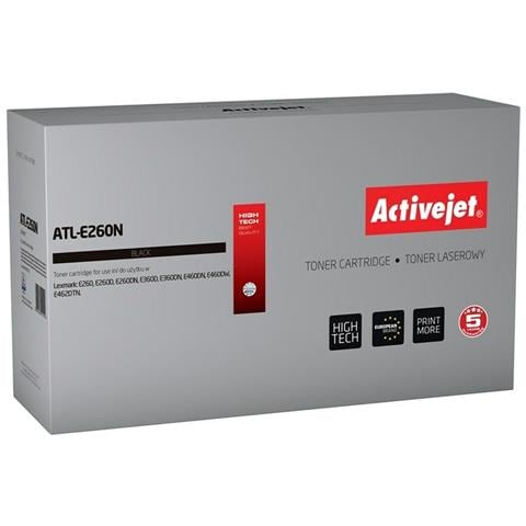 TONER COMPATIBILE -  Activejet Atl-e260n Nero Lexmark - Foto 1