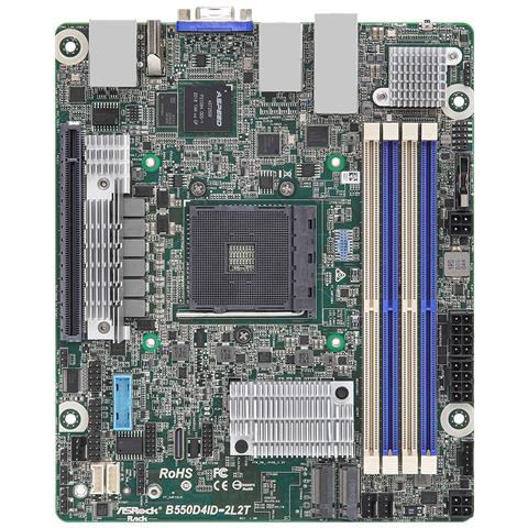 B550D4ID-2L2T scheda madre AMD B550 Socket AM4 mini ITX - Foto 1