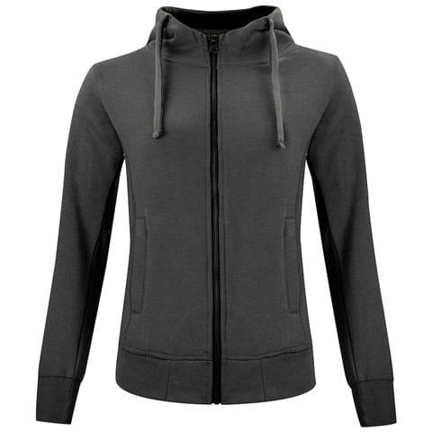 Classic Hoody Full Zip Lady Antracite Melange Xxl - Foto 1
