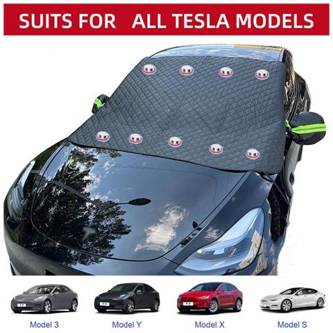 Copertura Anti-neve Per Tesla Model 3/y /x /s Black - Foto 6