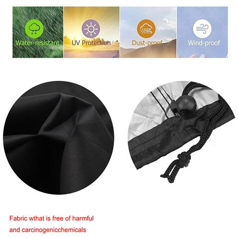 Copertura Antipolvere Per Sedia A Rotelle Black M - Foto 6