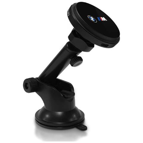 Supporto Da Auto Per Smartphone Con Funzione Di Ricarica Wireless 15w, Nero - Foto 1