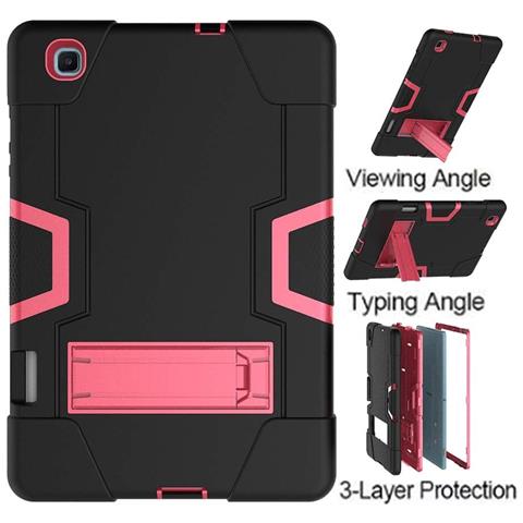 Custodia Resistente Per Ipad Pro 12.9"" 2018/2020/2021 Con Supporto - Rosa Elegante - Foto 2