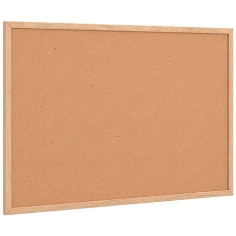 Tavola In Sughero Con Cornice Legno Massello Di Pino 60x40 Cm - Foto 2