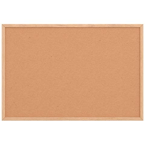 Tavola In Sughero Con Cornice Legno Massello Di Pino 60x40 Cm - Foto 3