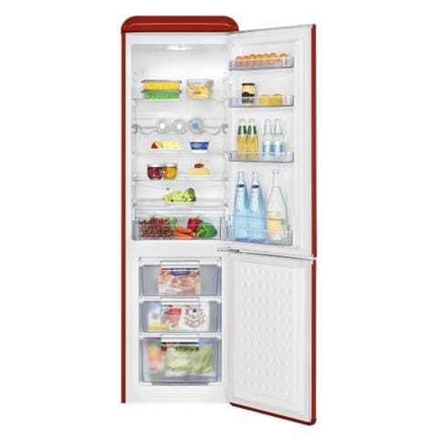 Frigorifero Combinato KGR 7328 No Frost Classe E Capacità Netta 252 Litri Colore Rosso - Foto 2