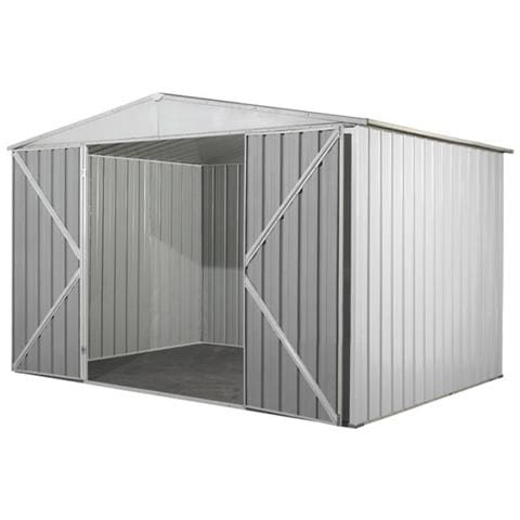 Deposito Attrezzi Da Giardino Cantiere Box 360x175cm X H 212cm - 110 Kg - 6,30 Mq Bianco - Foto 2
