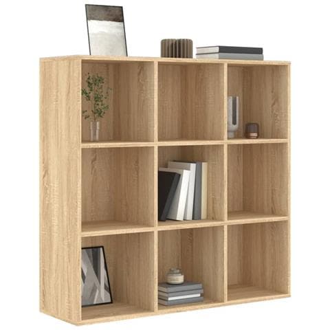 Libreria Rovere Sonoma 98x29x97,5 Cm In Legno Multistrato - Foto 2