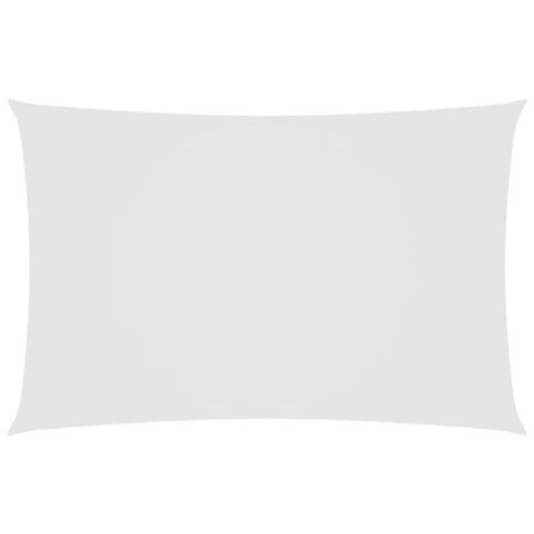 Parasole A Vela Oxford Rettangolare 2,5x5 M Bianco - Foto 1