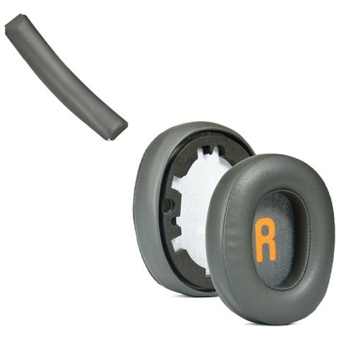 Cuscinetti Auricolari E Fascia Per Jbl Jr460nc - 1 Paio Darkgrey - Foto 1