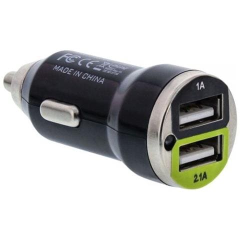 Alimentatore Usb Per Auto, In: 12/24v, Out: Usb 5v / 2100ma, Dimensioni Mini 45x25mm, Nero - Foto 3