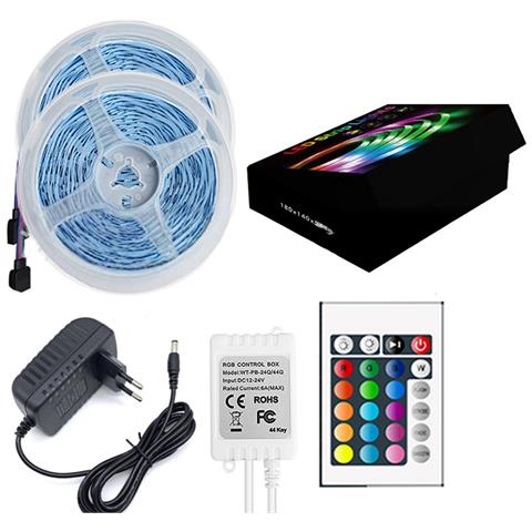 Kit Di Strisce Led Da 10m Con Telecomando E Alimentatore - Foto 1