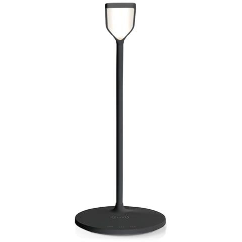 Lampada Da Scrivania A Led Con Dimmer E Caricatore Wireless 15 W, Nero - Foto 5