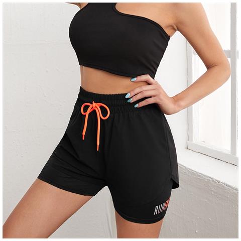 Pantaloncini Sportivi Neri - Comodi E Ad Asciugatura Rapida  S - Foto 2