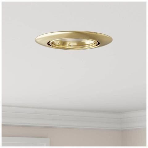 Faretto incassato 24 pcs rotondo GU10 oro Ø90 mm acciaio - Foto 2