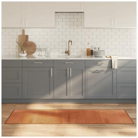 Tappeto Rettangolare Marrone 60x200 cm in Bambù - Foto 2