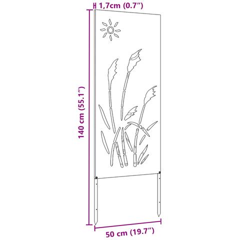 Pannello Decorativo da Giardino Altro Antracite 50 x 140 cm - Foto 8