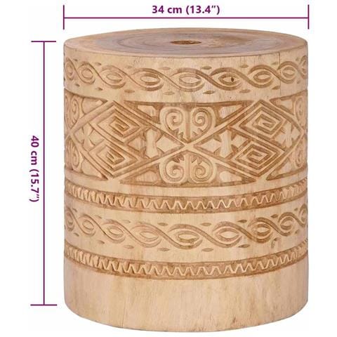 Base per ombrellone Altro Marrone Ø34 x 40 cm Legno massello - Foto 6