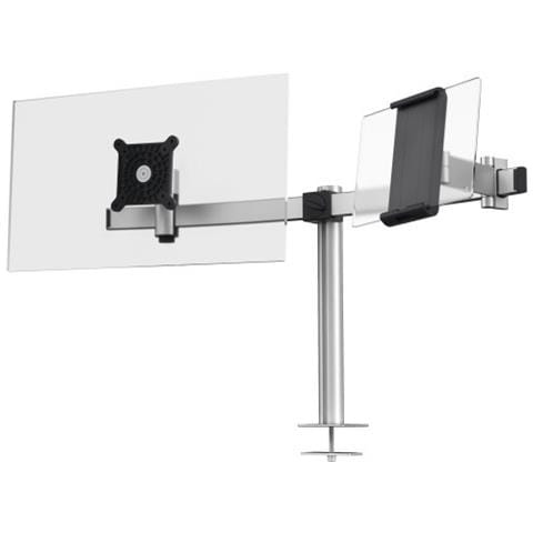 508823 Supporti a parete per TV 86,4 cm (34") Scrivania Argento - Foto 1