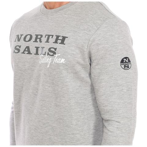 Felpa Girocollo A Maniche Lunghe 9022970 Da Uomo - Foto 2