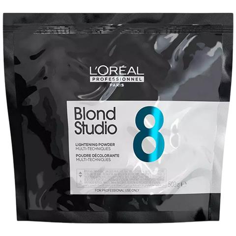 L'oreal Professionnel, Blond Studio Multi Technique 8, Evidenziazione, Polvere Ossidante Per Capelli, 500 G - Foto 1