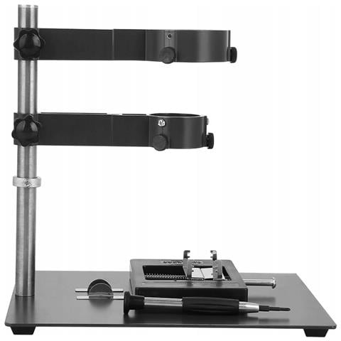 Piattaforma Di Montaggio Per Hotair E Pcb - Ufficio Tecnico Con Lente D'ingrandimento | Alta Precisione | Elettronica E Modellismo - Foto 2