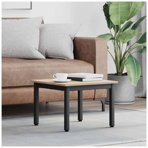 Tavolino da salotto Sonoma 50 x 50 x 36 cm Legno multistrato - Foto 2