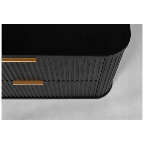 | Mobili bagno 100cm | Nero opaco - legno | L /H /P 100/52/41cm | ELEGANCE | Mobiletto, mobili bagno, basi, lavabo - Foto 10