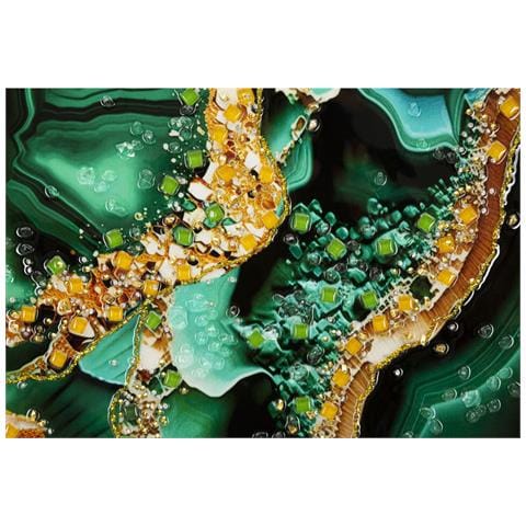 Stampa Su Tela Marmo 12-multicolore-legno-82x4x62 Cm - Foto 2