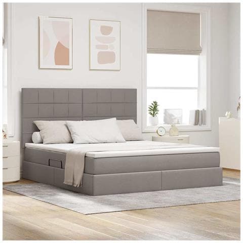 Letto con contenitore e LED Talpa 160 x 200 cm Poliestere - Foto 2