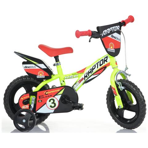 Bici Da Bambino Misura 12'' Art. 612l-03rp Bicicletta Da Bimbo Modello Raptor - Foto 1