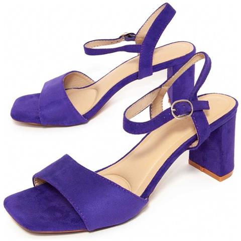 Sandali Con Tacco Sanvesti Viola Viola Materiale Sintetico - Foto 1