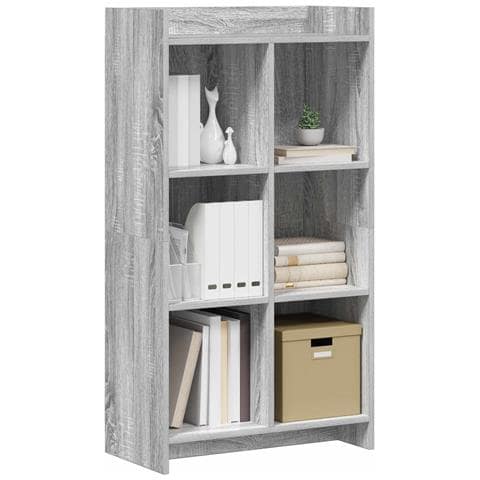 Libreria Sonoma grigio 59 x 30 x 111 cm Legno ingegnerizzato - Foto 2