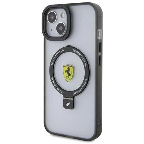 Ferrari Ring Stand 2023 Collezione Custodia Magsafe Per Iphone 15 Plus / 14 Plus - Trasparente - Foto 7